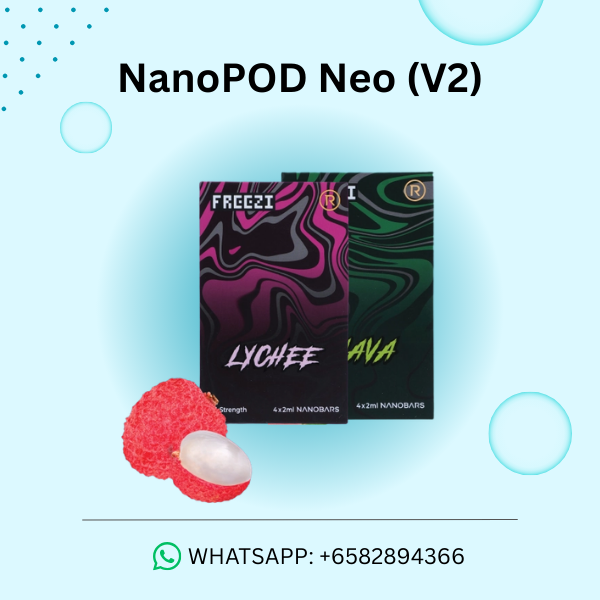 NanoPODS Neo V2 Cartridge 2ml capacity for NanoSTIX Neo, multiple flavors available